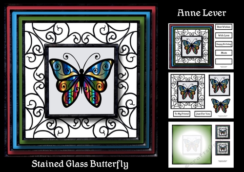 Stained Glass Butterfly