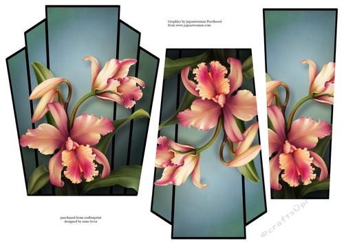 Art Deco Stacker - Aloha Orchids
