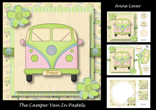 The Camper Van In Pastels