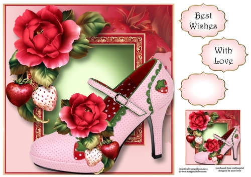 The Strawberry Shoe 8x8