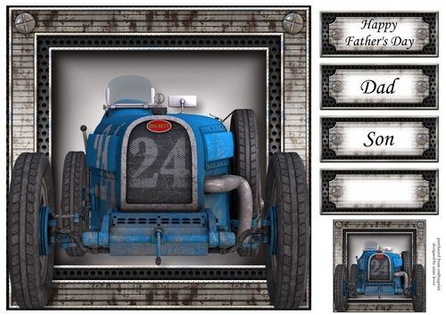 The Vintage Race Car 8x8