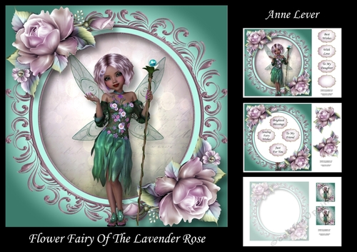 Flower Fairy Of The Lavender Rose