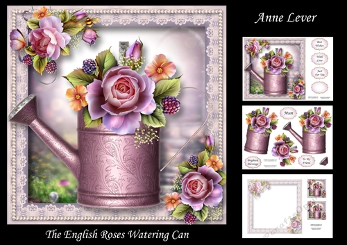 The English Roses Watering Can