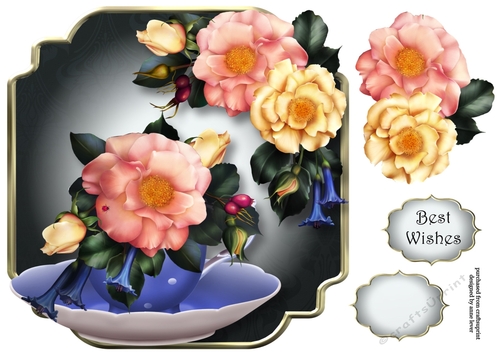 The Midnight Garden - Teacup & Saucer
