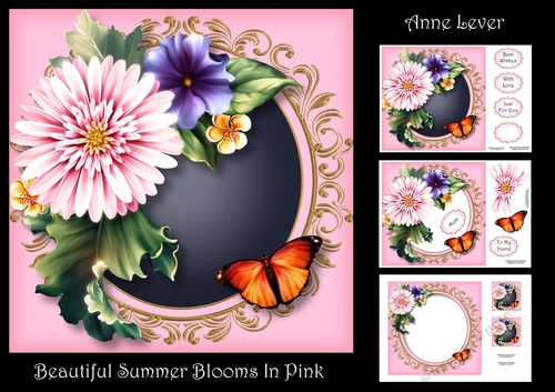 Beautiful Summer Blooms In Pink