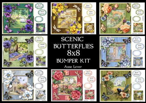 Scenic Butterflies 8x8 Bumper Kit