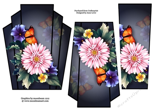 Art Deco Stacker - Beautiful Summer Blooms