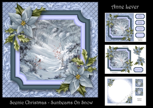Scenic Christmas - Sunbeams On Snow