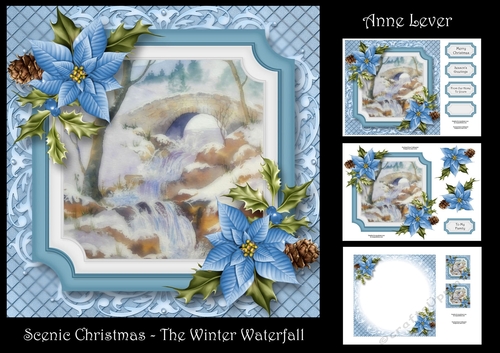 Scenic Christmas - The Winter Waterfall