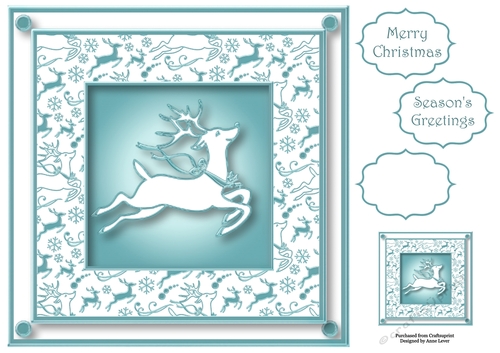 The Christmas Reindeer 8x8