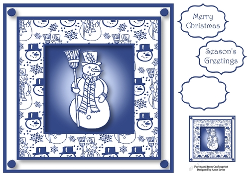 The Christmas Snowman 8x8