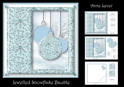 Jewelled Snowflake Bauble