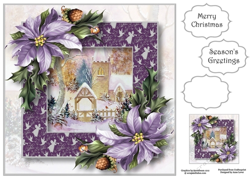 The Snowy Church 8x8