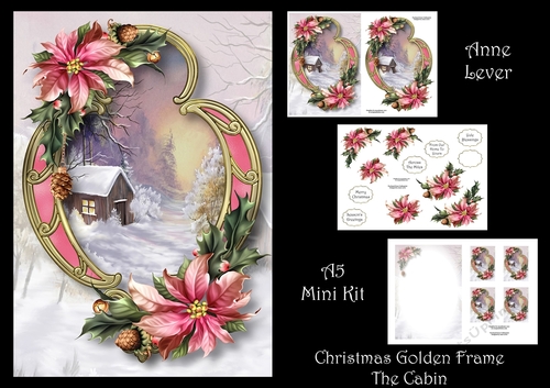 Christmas Golden Frame - The Cabin