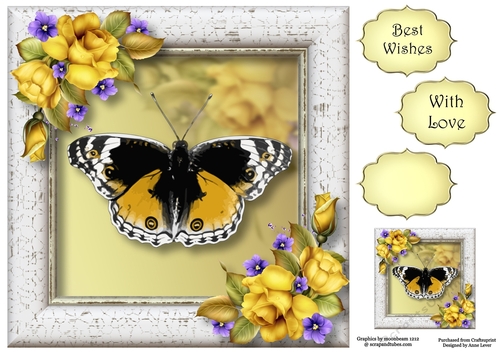 The Yellow Butterfly 8x8