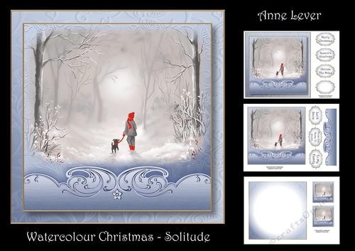 Watercolour Christmas - Solitude