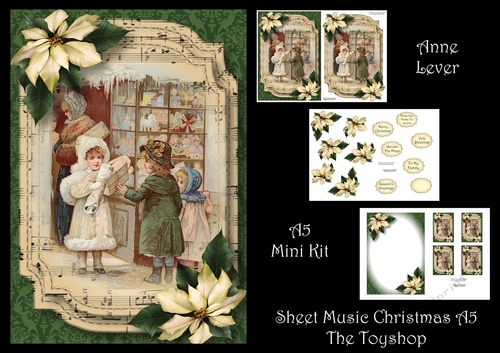 Sheet Music Christmas A5 - The Toyshop