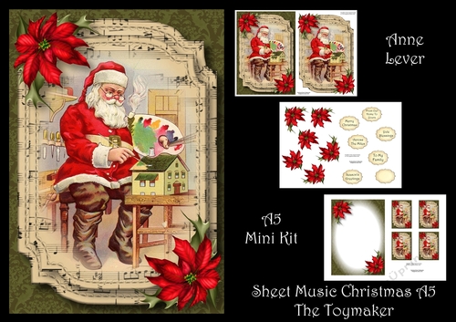 Sheet Music Christmas A5 - The Toymaker