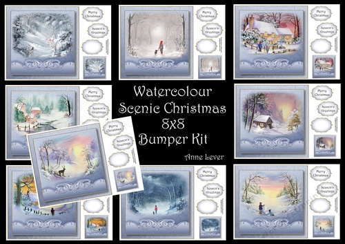 Watercolour Scenic Christmas Bumper Kit