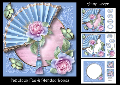 Fabulous Fan & Blended Roses