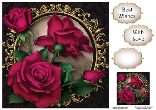 The Warm Roses 8x8