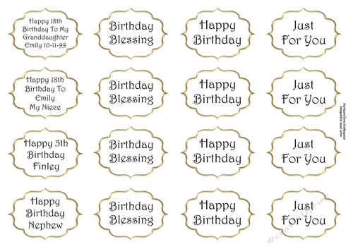 Greetings Tags 2 (special request)