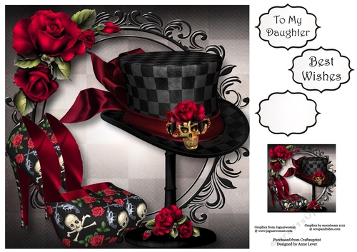 Guns n Roses Gothic Elegance 8x8