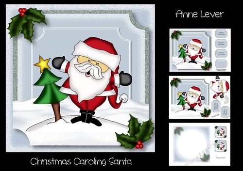 Christmas Caroling Santa