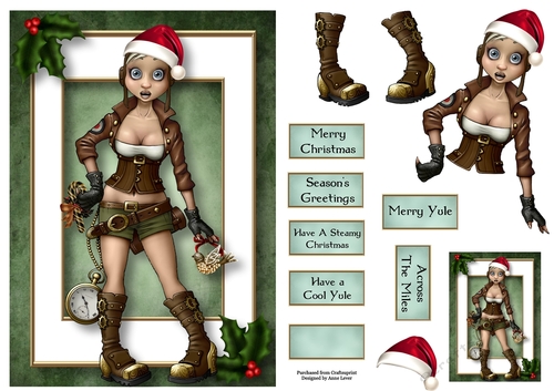Steampunk Christmas A5