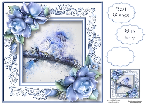 The Fluffy Winter Bird 8x8