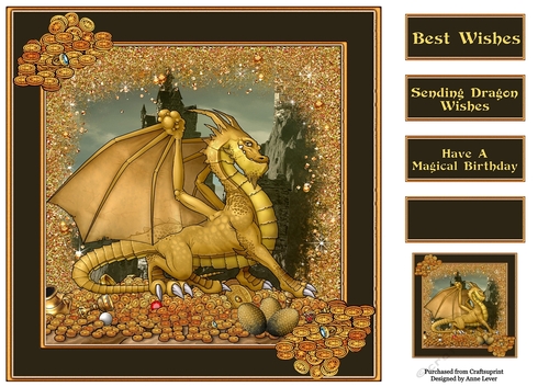 The Dragon Of Gold 8x8