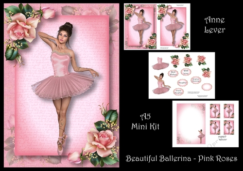 Beautiful Ballerina - Pink Roses
