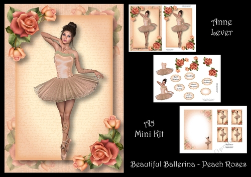 Beautiful Ballerina - Peach Roses