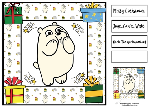 The Christmas Bears - Just..Cant..Wait! 8x8
