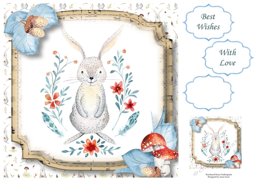Sheet Music Woodland - The Hare 8x8