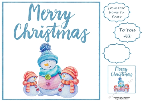 Merry Christmas Snowmen
