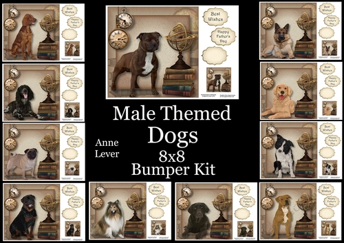 Male Themed Dogs Bumper Kit