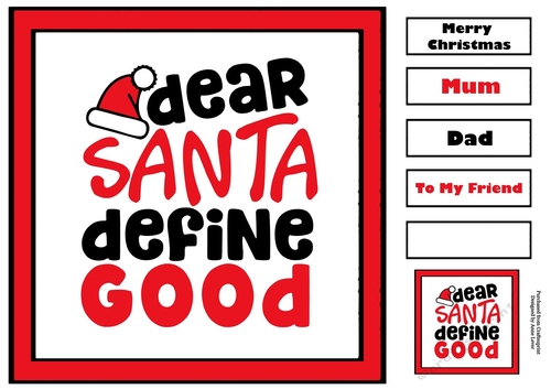 Dear Santa, Define good... 8x8