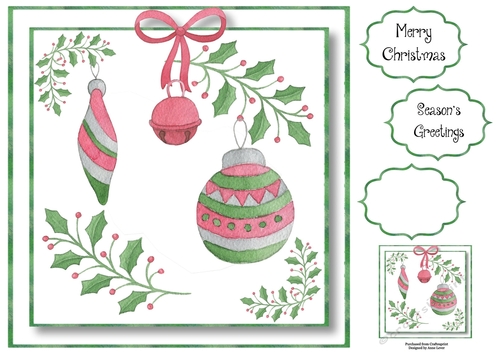 Baubles & Bell 8x8