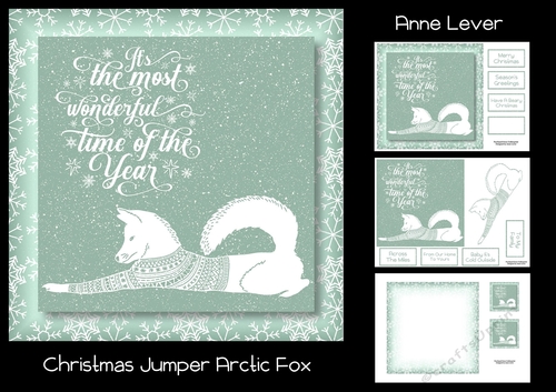 Christmas Jumper Arctic Fox