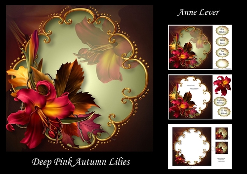 Deep Pink Autumn Lilies