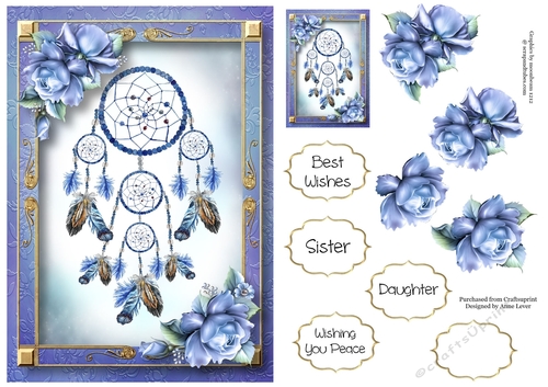 Dreams Of Blue Roses A5
