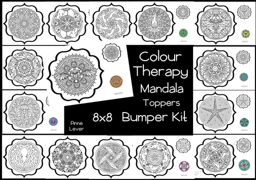Colour Therapy Animal Mandalas Bumper Kit