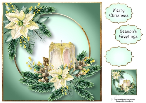 The Christmas Candle 8x8
