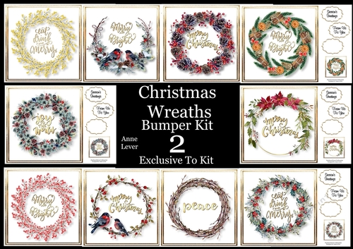 Christmas Wreaths Bumper Kit 2 ( exclusive to kit )