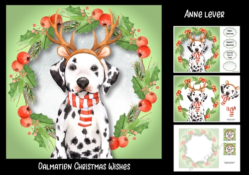 Dalmation Christmas Wishes