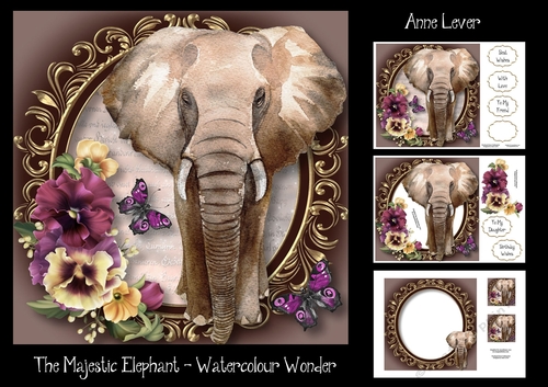 The Majestic Elephant - Watercolour Wonder
