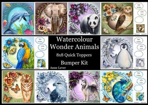 Watercolour Wonder Animals Bumper Kit