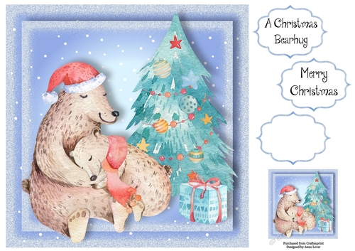 A Christmas Bear Hug 8x8