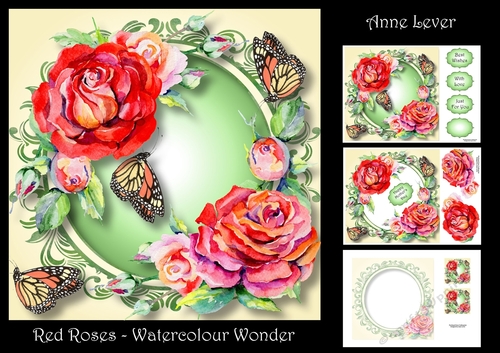 Red Roses - Watercolour Wonder